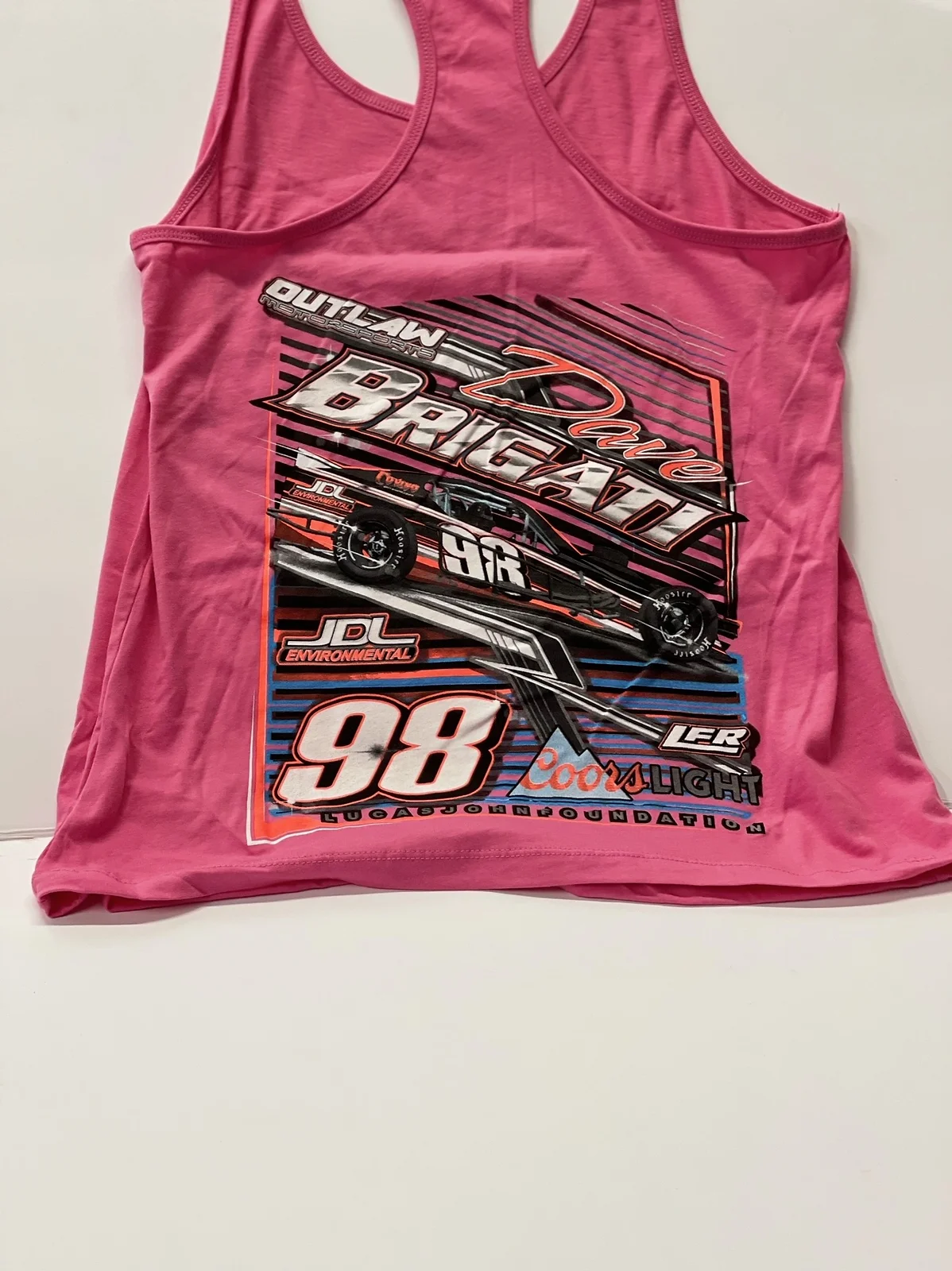 Brigati Coors Light Logo Tank: Pink