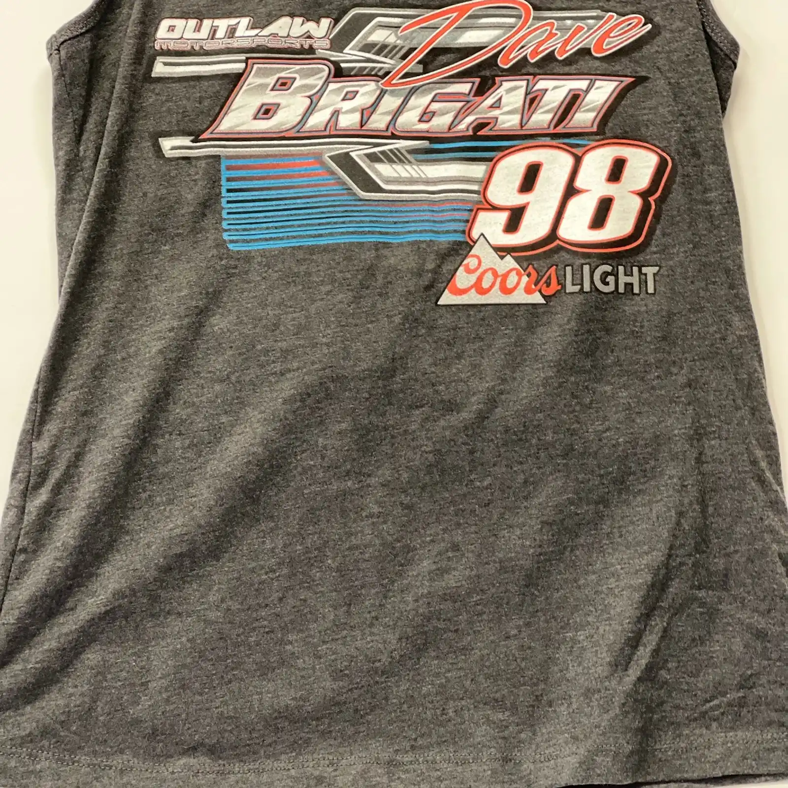 Thumbnail: Brigati Coors Light Logo Tank: Dark Heather Gray